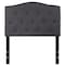 Flash Furniture Cambridge Headboard, Twin Size, Gray Fbrc HG-HB1708-T-DG-GG - alternate 10